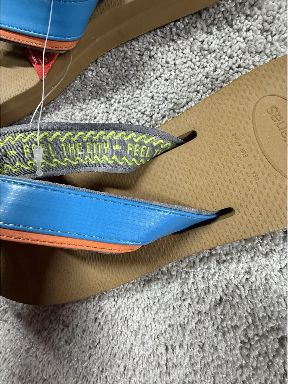 Havaianas- Urban Tech Flip flop Sandals Bronze- Men's Size 13 NWT